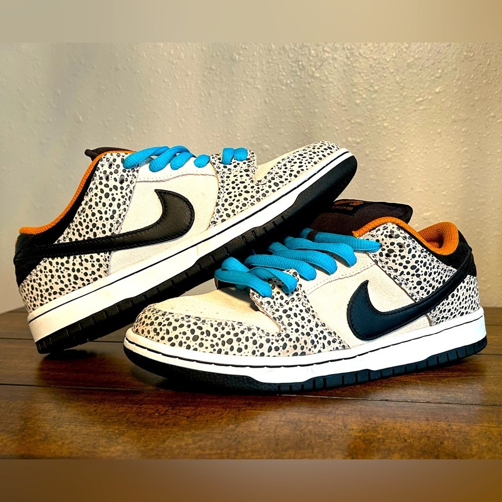 NIKE SB DUNK LOW ELECTRIC PACK OLYMPIC SAFARI SNEAKERS